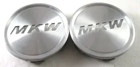 Cap-2254k065 Mkw #cap-2254k065 Silver 2 1/2 Inch Custom Wheel Center Caps For