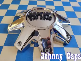 M81-3-cap Mkw Off-road Wheels # . Custom Chrome Wheel Center Cap 52 Qty. 1