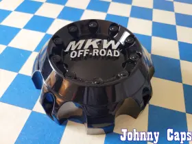 M-743 Mkw Wheels Off-road # . New Gloss Black Wheel Center Cap 77 Qty. 1