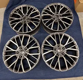 04755395aa Mopar Set Of 4 Jeep Grand Cherokee 21 Inch Wheels Rims Genuine Factory Oem Machined Gray