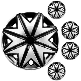 Motenio 4pcs 15 Wheel Covers Inch Hubcaps Starfish Plastic For Iron Rim Stylish
