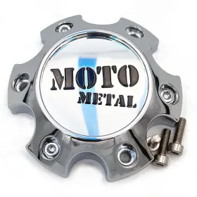 1079l121amo3ch-h34 Moto Metal 6-lug Chrome Center Cap Used