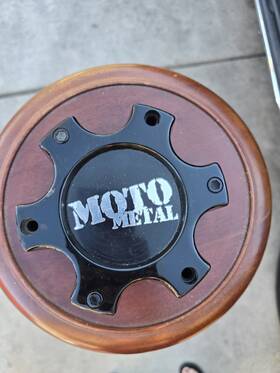 Moto Metal 306b139-6h Black Wheel Center Cap