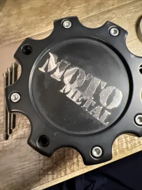 400l170yb002mo Moto Metal Rear Dually Wheel Center Cap Matte Black