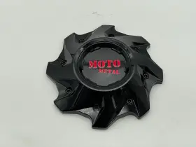 Cap-999gbr Moto Metal Gloss Black Center Cap 8-1/2 Inch Od Bolt Closed For Mo999