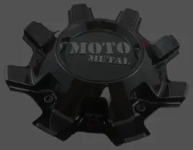 Cap-mo804c-gb Moto Metal Wheels Gloss Black Custom Wheel Center Cap Free Ship