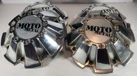 1402-17 Moto Metal M-967 Custom Wheel Center Cap Set Of 4 Chrome Silver Lg 1402-17 Moto Metal M-967 Custom Wheel Center Cap Set Of 4 Chrome Silver Lg