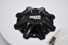 Mo479l214gbo1 Moto Metal Gloss Black Wheel Center Cap Hub 8.75 Inch