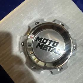 T811l145-6-h42-c1 Moto Metal T127l145-6-h42-c1 Chrome 6 Lug Wheel Center Cap #
