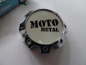 T127l170-8-h62-1-c1 Moto Metal Chrome Custom 8 Lug Wheel Center Cap #