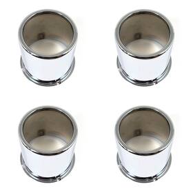 Mr. Lugnut Co402s 4 Mr. Chrome Center Hub Cap 3-1/2 Inch Od 3-1/8 Push-thru Open-end
