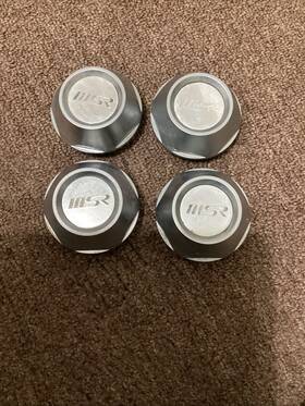 Msr Wheels Acc3214-00 3214 00 Wheel Rim Center Cap Silver Replaces 3157 F-057-2 4pcs 2-1/2 Inch Od