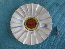C-007w Mystikol C-007b Wheel Center Cap Machined / White 7 Inch Or C-007w Mystikol C-007b Wheel Center Cap Machined / White 7 Inch Or
