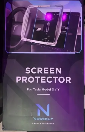 Pmtsl00109 Nestour Glass Screen 15 Inch Protector For Tesla 17-23 3 20-23 Y With Alignment Kit