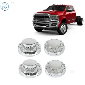 696339 Netuera Two Front &two Rear Wheel Center Hub Caps 4pcs For Dodge Ram 4500 5500 2019-2021