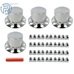 Aup2279635 Netuera 33mm Chrome Axle Hub Cover Kit Semi Abs Rear Wheel Nut Covers Plastic 4pcs Aup2279635 Netuera 33mm Chrome Axle Hub Cover Kit Semi Abs Rear Wheel Nut Covers Plastic 4pcs
