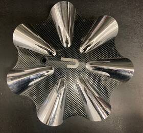 Niche #10573 Black Checkered Custom Wheel Center Cap