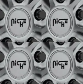 1003-22v-5374437 Niche Road Wheels 4 Wheel Center Caps For 5l M185 Carini M196 Sector M194 Methos Elan M096