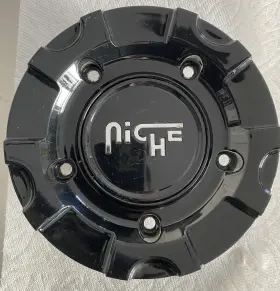 B32760-25bb-m Niche Wheels Gloss Black Custom Wheel Hub Center Cap B32760-25bb-m. No Screws