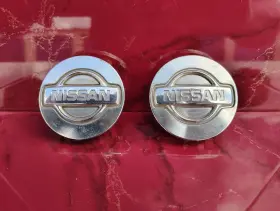 40342-5p210 Nissan 240sx 40342 5p210 1991-2001 Maxima Center Caps 2 Factory Chrome Oem #