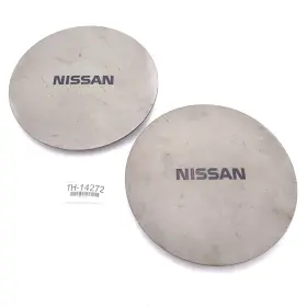40315-38e00 Nissan Maxima 1987-1990 Oem Wheel Center Cap Light Grey - 2 Pack