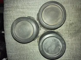 Nissan 86-97 D21 Lot Of 3 Hard Body Center Caps 14 Inch 15 Used Free Sh Oem