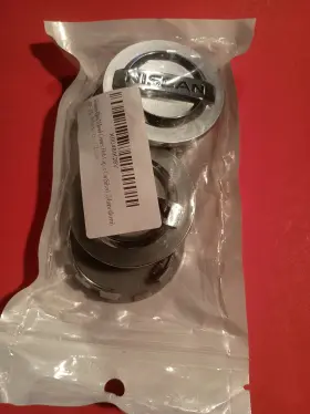 B0bk5tfyz9 Nissan Caps For Wheel Center Hub Cover Pack Of 4 Black Brand New