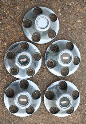 408987 Oem Set Of 5 Oldsmobile Delta 88 Center Rim Wheel Cap Poly Cast Ssiv Pe2