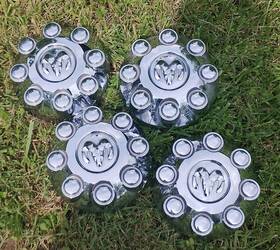 Oem 5212450ab Dodge Ram 2500 3500 Chrome Wheel Center Caps Set Of 4