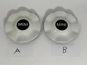 6771412 Oem Mini Cooper Wheel Center Caps Hubcap White