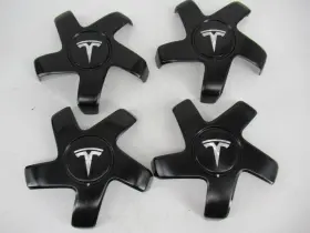1044234-00-a Oem 96318 Tesla Model 3 Wheel Center Caps 17 18 19 20 21 22 23 Black