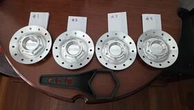 Oem Coa9602 A5052. Racing Hart Rh Type C5 Aluminum Custom Rim Wheel Center Hub Cap Coa96c2 A5052