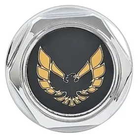 748666 Oer For Pontiac Firebird 77-81 Wheel Center Caps Chrome W Gold