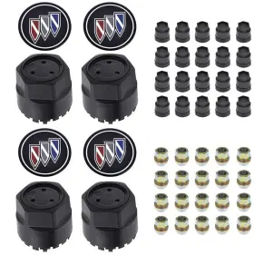 881194 Oer Tri-shield Wheel Center Cap And Hardware Set For 1984-1987 Buick Regal Gta