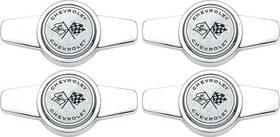 Oer Cm2195a New Wire Wheel Cover Spinner Set 4 Piece Fits Chevrolet Bel Air