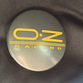 Oz M582 Racing Wheels Center Cap Wheel Hub Cover Good Clips Gray And Yellow