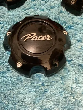 89-9756bkh Pacer / Gloss Black Bolt-on Center Cap For 5x5.5 Bolt Pattern 1 Piece
