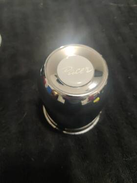 Pacer A89-8121p Push Through Center Caps Chrome Plated 3.75 Inch Tall 3.18 Id