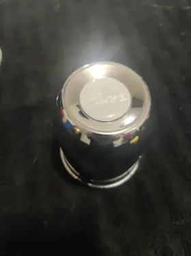 A89-8121p Pacer Push Through Center Caps Chrome Plated 3.75 Inch Tall 3.18 Id