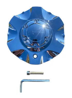 Lg0907-25 Panther Pcw526c Python 526 Chrome Wheel Center Cap Emr0526-truck-cap