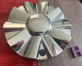 Emr-245-cap Panther Wheels #h 1 Chrome Center Cap