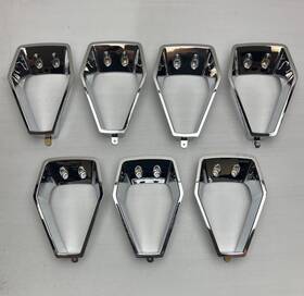 Performance Replicas 973t2090 20 Inch Chrome Accents Inserts Set 7 Pcs