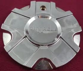 W-539 Pinnacle Wheels Chrome Custom Wheel Center Cap # 1