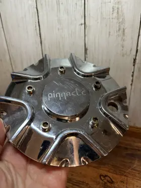 125s159-s Pinnacle Wheels P60 Halo Chrome Wheel Center Cap