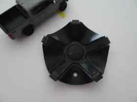 89-9212-cap Platinum Black/silver Custom Wheel Center Cap # Lg1106-07