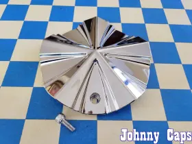 N909 Player Wheels # . New Chrome Custom Wheel Center Cap With Bolt 48 Qty. 1
