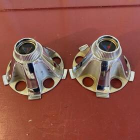 Plymouth 2630340 22153 1964 1965 1966 Barracuda Hubcap Wheel Center Cap Pair