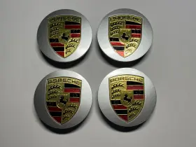 95b.601.151a.88z Porsche Macan Oem Color Crest Center Caps Set Of 4