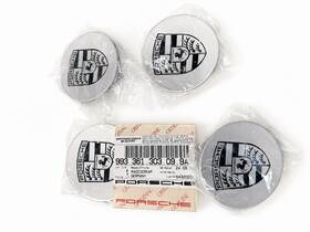 Porsche 993361303099a New Oem Center Caps Set Of 4 Genuine Factory Hub