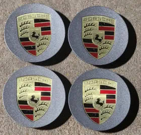 9p1-601-147-a-oc6 Porsche Set Of 4 Oem 2019-2024 911 Carrera Cayenne Anthracite Wheel Center Caps 9p1-601-147-a-oc6 Porsche Set Of 4 Oem 2019-2024 911 Carrera Cayenne Anthracite Wheel Center Caps